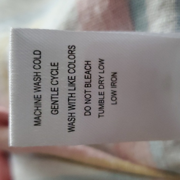 Emerald Sundae Multicolor Striped Button Down Midi Strap Dress Women M - Picture 6 of 6